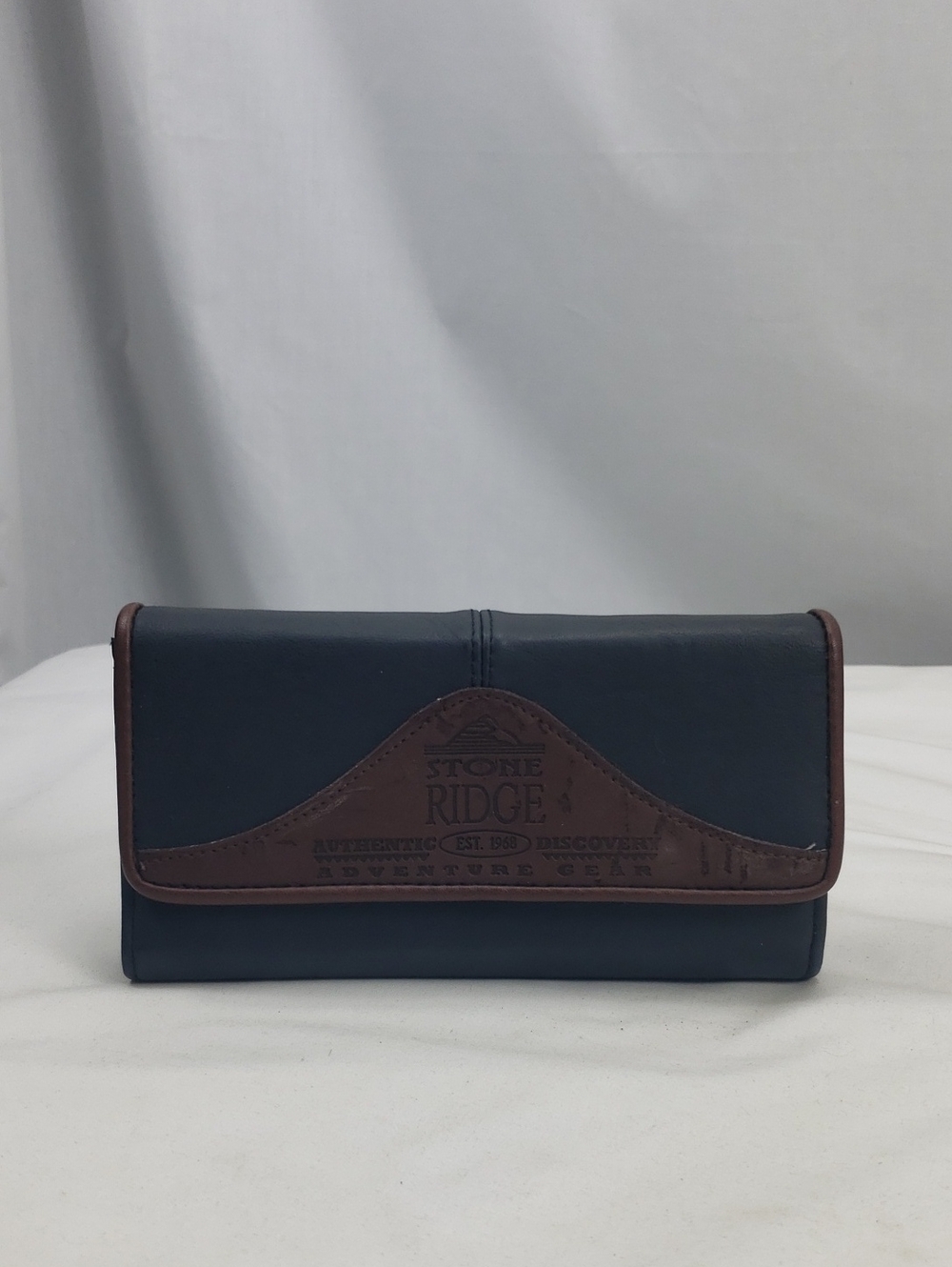 Stone Ridge Black Brown Wallet Multiple Compartments, Card Slots and Coin Case